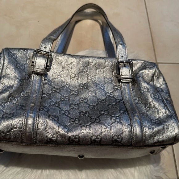 ✨ Gucci Guccissima Silver Mini Boston Bag – Limited Edition ✨ - Picture 3 of 15